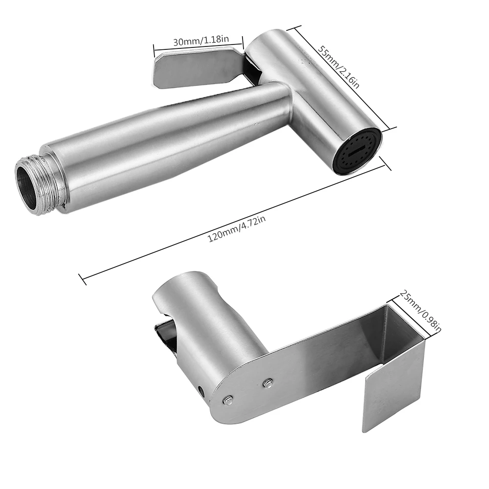 Ручной Биде Спрей набор для душа Туалет опрыскиватель душ набор биде кран 304 нержавеющая сталь ванная комната ручной опрыскиватель