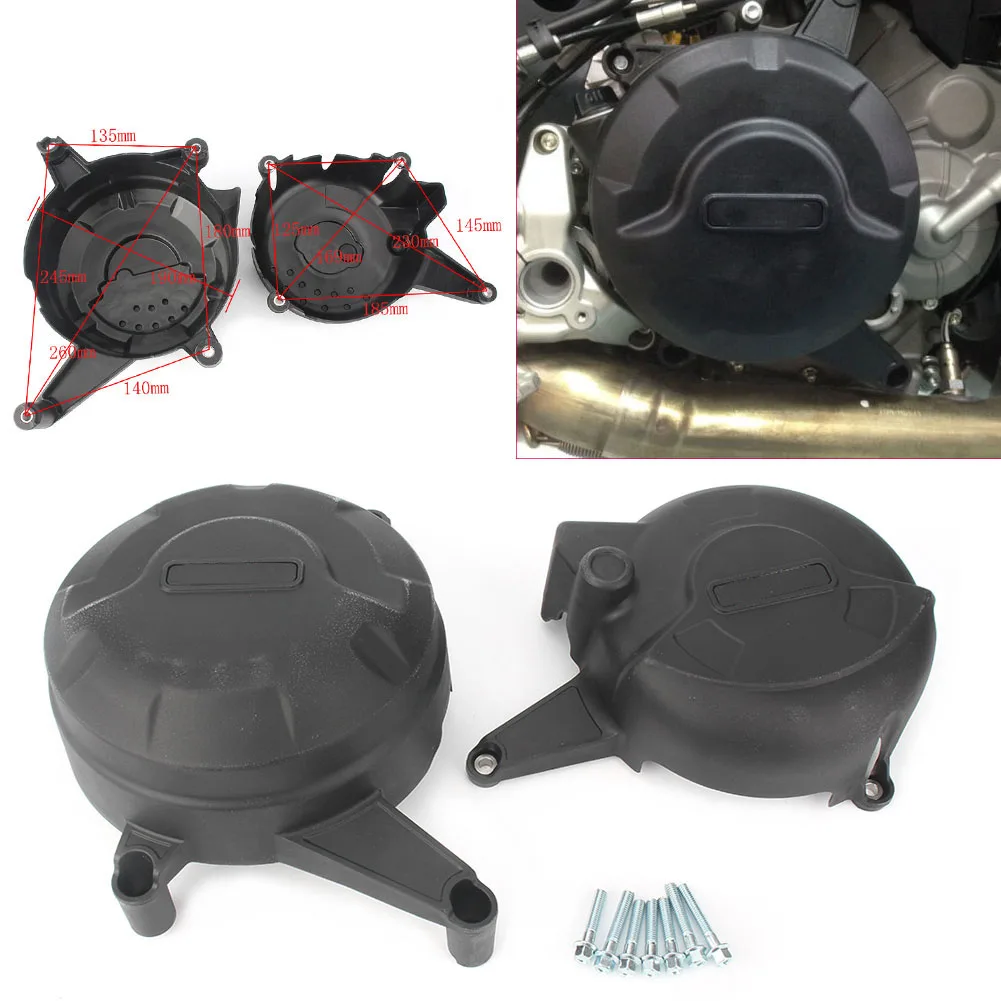 

Motorcycle Engine Case Alternator Generator Stator Guard Cover Protector Set for Ducati 899 Panigale 2014 2015 2016