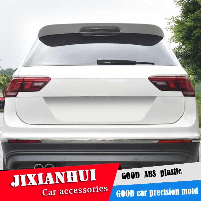 

For Tiguan L Spoiler 2015-2018 Volkswagen Tiguan L Spoiler ABS plastic Material Car Rear Wing Color Rear Spoiler