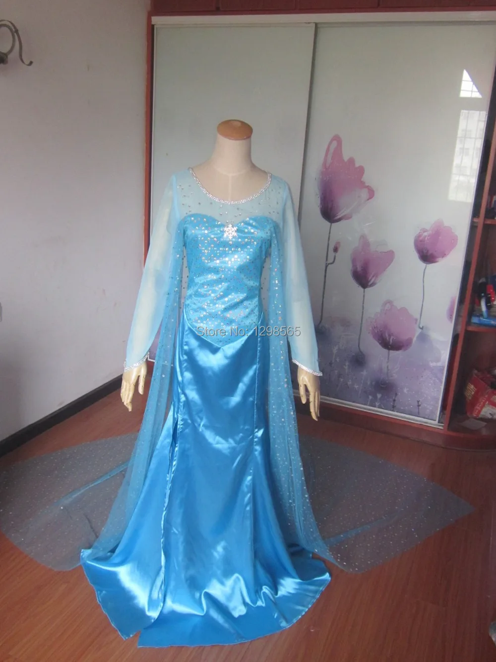 elsa fantasy gown