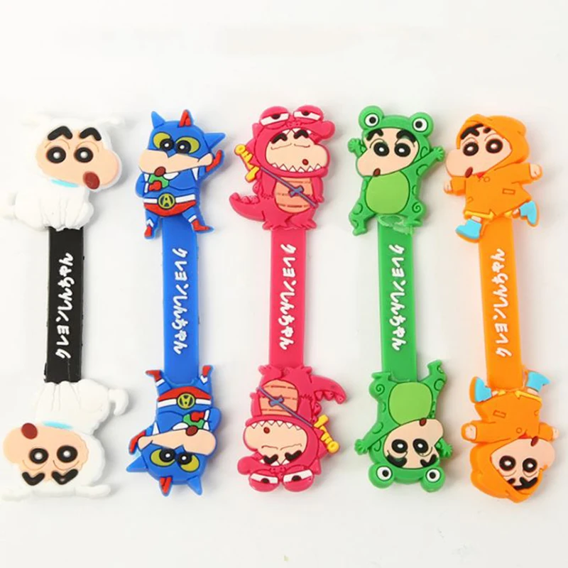 1 шт. милые наушники карандаши Shinchan с намоткой для наушников мультяшным шнуром и