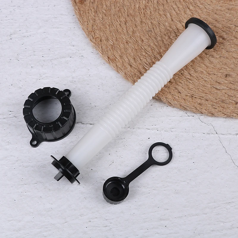 

For Rubbermaid Kolpin Gott Jerry Can Fuel Gas Replacement Flexible Fuel Spout Replacement Spout& Parts Cap Kit