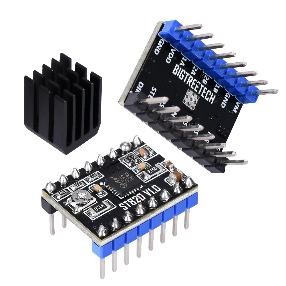 

BIGTREETECH ST820 V1.0 Driver Silent Micro Stepper for SKR V1.1 MKS GEN L GEN V1.4 Ramps1.6 Control Board RepRap 3D Printer Part