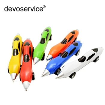 

Cute Kawaii Cartoon Plastic Car Ballpoint Pen Novelty Ball Pen Creative Novelty Items Korean Stationery Free shipping