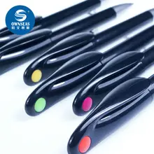 200 шт/партия новые 2013 kawaii черные Сменные пользовательские шариковые ручки с логотипом