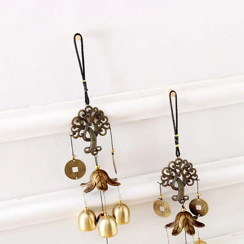Wind Chime Винтаж Lucky Tree колокольчики висячие украшения дома уличный дворовый садовый Стены Орнамент окна