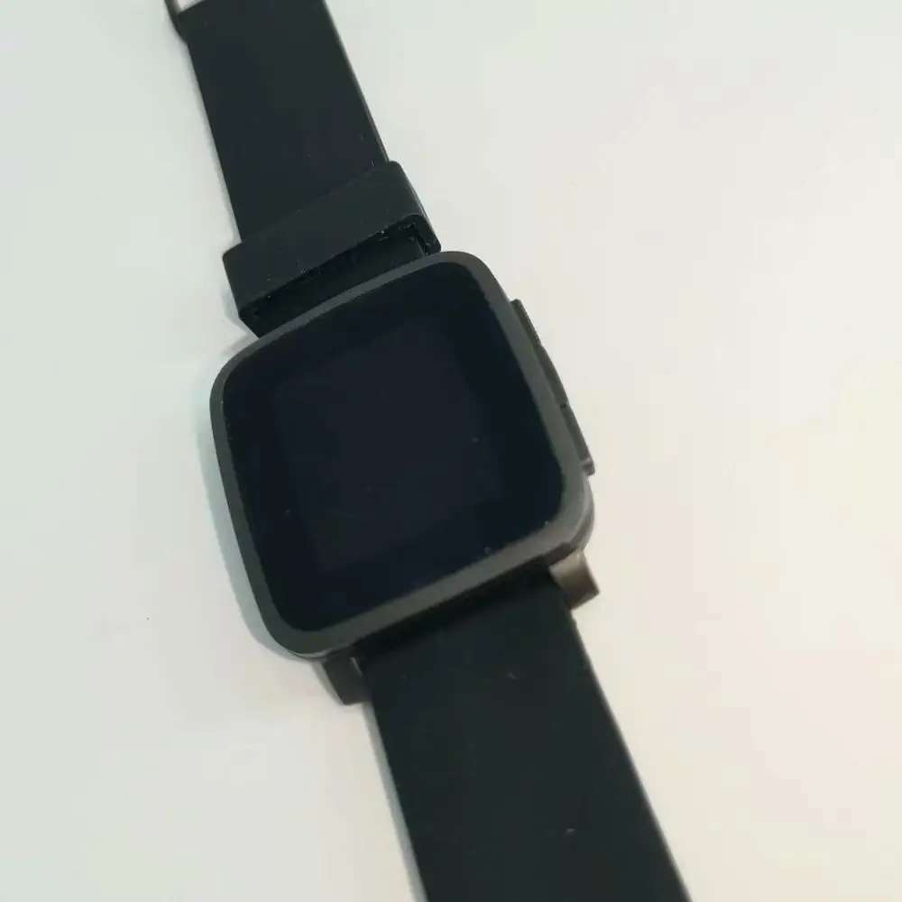 ZycBeautiful для pebble time steel Android и IOS напоминание - Цвет: Черный