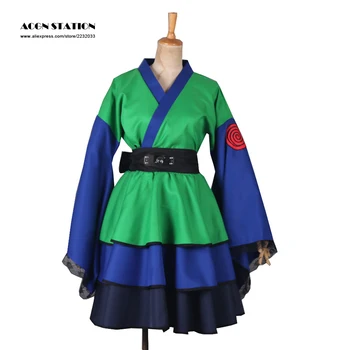 

2018 Anime Product Top Selling Naruto Shippuden Hatake Kakashi Konoha Ninja Adult Female Lolita Kimono Dress Cosplay Costume