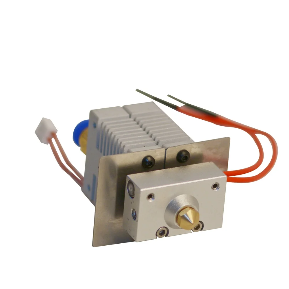 Дешево Geeetech 2 в 1 из Hotend комплект для Geeetech A10M и A20M 3d принтер с 0,4 мм соплом 1,75 мм нити горячие части 3d принтера