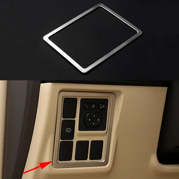 

Chrome plate Stainless Steel Interior Ligth Console Swith Frame Cover Trim For Toyota Prado FJ150 2010-2016