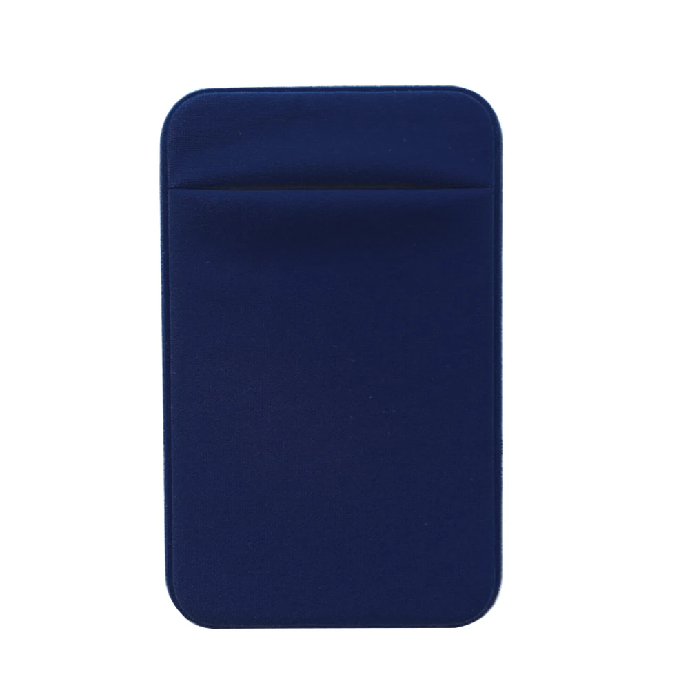 Универсальный чехол-держатель для карт, тонкий чехол для телефона со съемным мини-карманом, чехол для кредитных карт - Цвет: Dark Blue