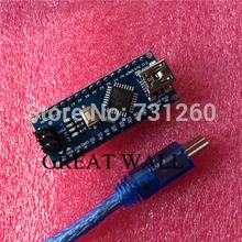 5pcs/set = 5pcs Nano 3.0+5pcs USB Cable ATmega328 Mini-USB Board CH340G for arduino