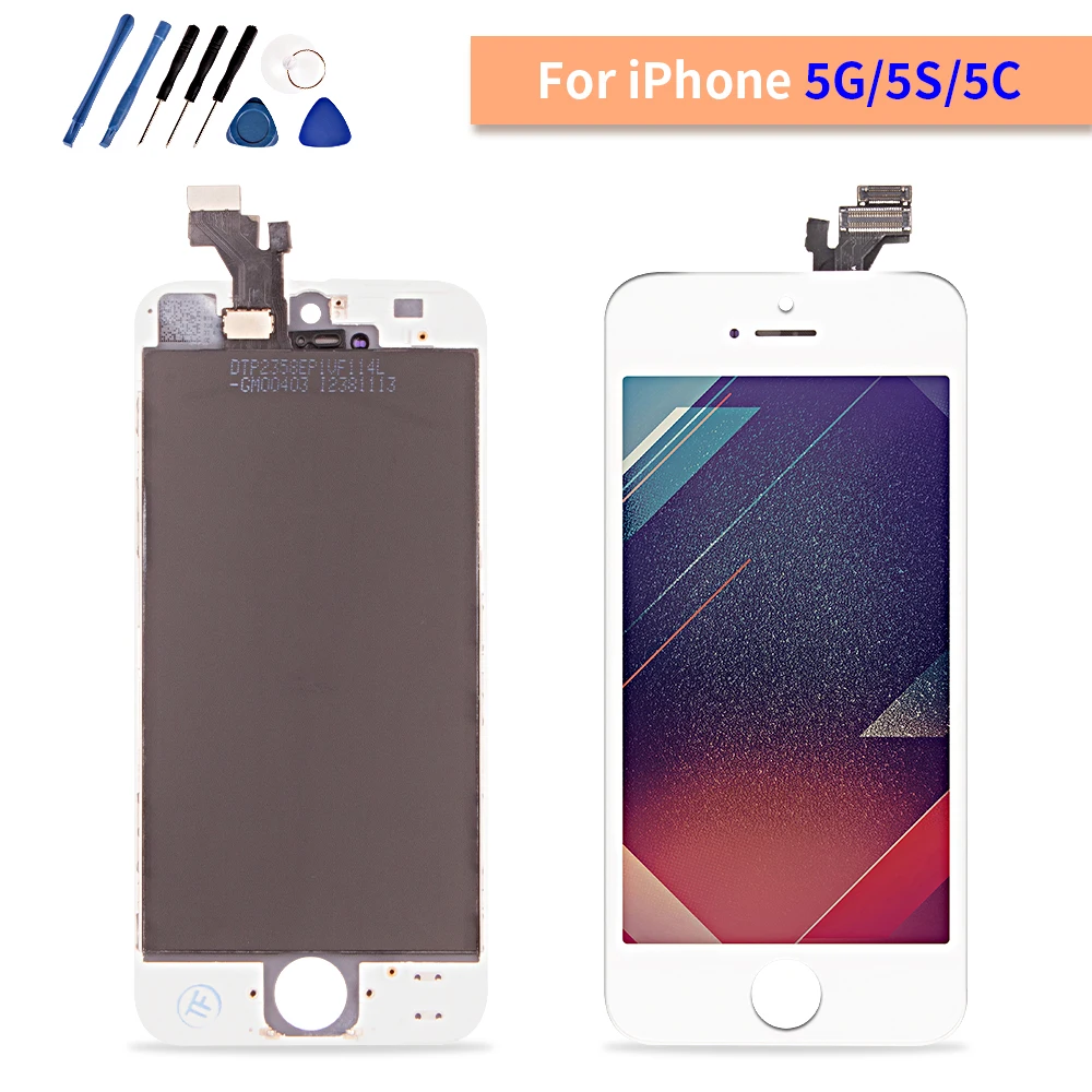 Для iphone 5 5C 5S 100% протестированная замена AAA для ЖК-дисплей сенсорный экран
