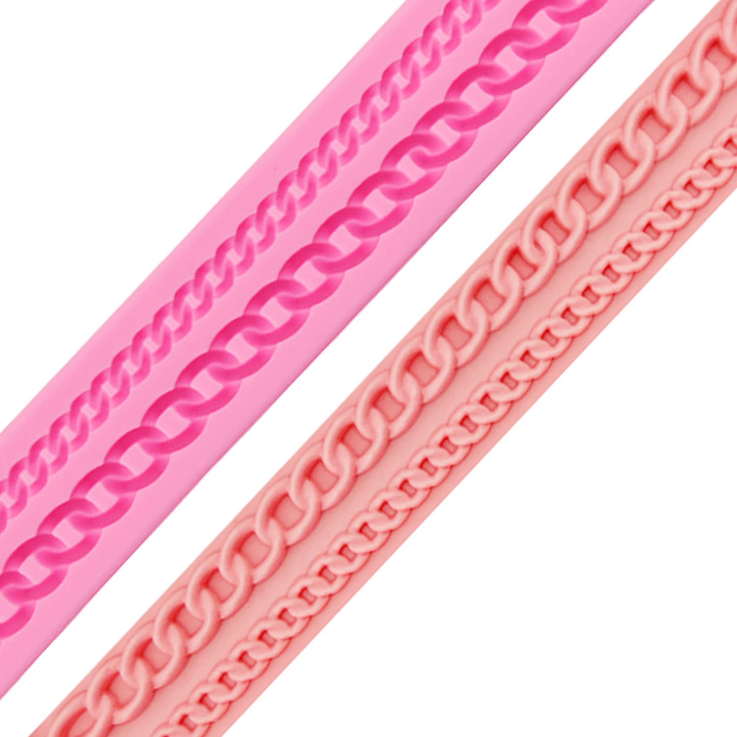 

M0295 Long lace Bag Chain Shaped Silicone Mold Cake Decoration Fondant Cake 3D Mould Silicone Mould DIY