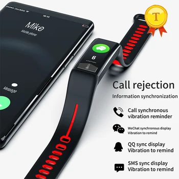 

Newest ECG body temperature smart watch ip68 waterproof blood oxygen tracker smart band wristwatch call rejection for iphone 8