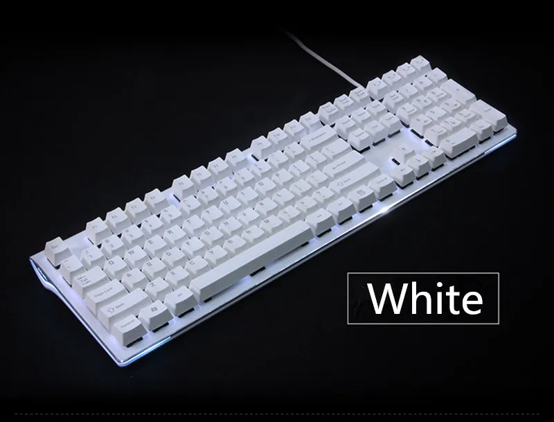 Черный Белый Cherry MX Keycaps 108 PBT Keycap OEM профиль для MX переключатели механическая клавиатура игровая клавиатура