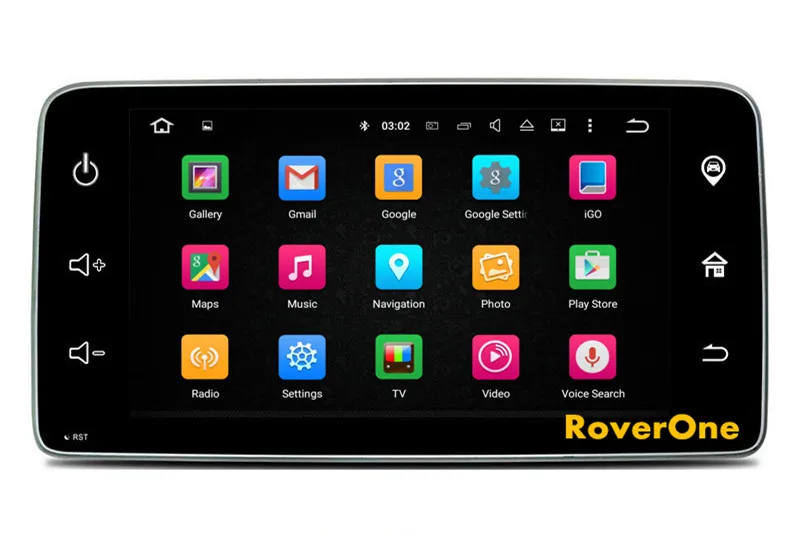 RoverOne Android 7.1 Car Radio GPS For Mercedes Benz Smart Fortwo 2015 2016 2017 Multimedia Player Stereo Bluetooth Head Unit