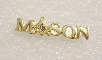 

FREE SHIPPING 1" Mason Lapel Pin Badge Emblem