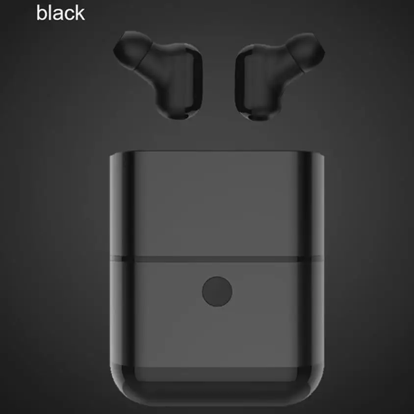 X2 TWS беспроводные наушники Bluetooth 5,0 наушники беспроводные наушники гарнитура Audifono Bluetooth наушники гарнитура - Цвет: Черный