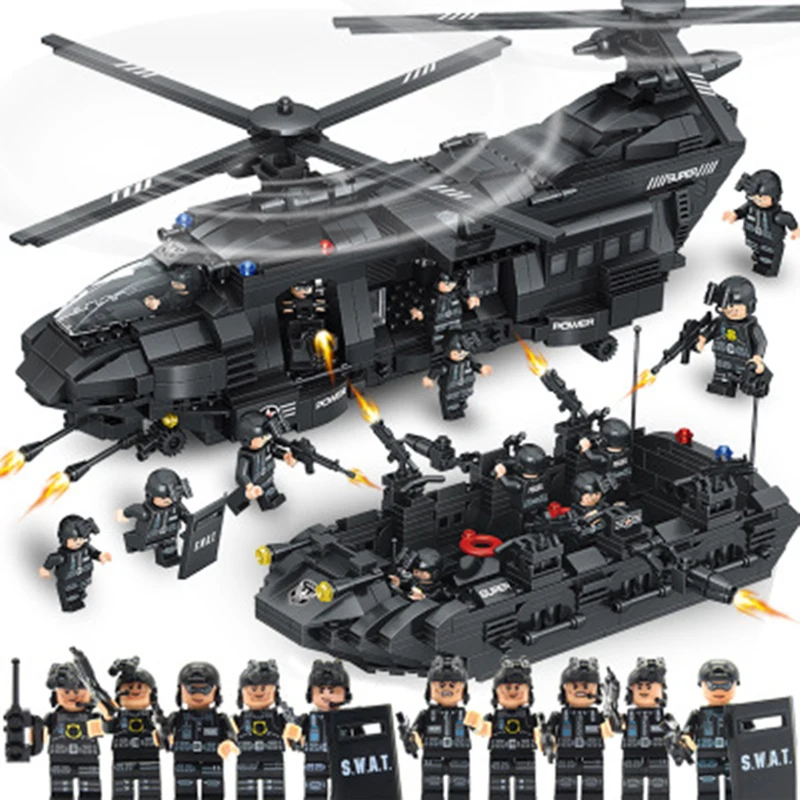 a team helicopter toy