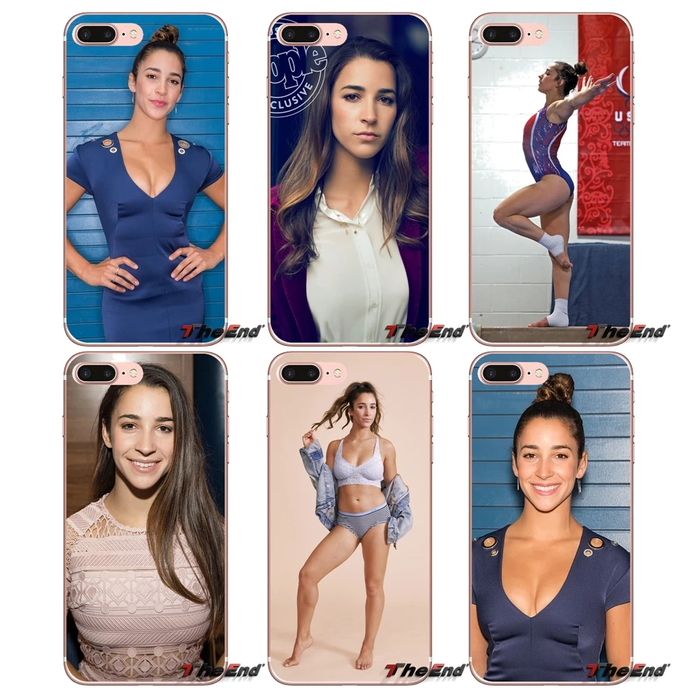 

For Samsung Galaxy S2 S3 S4 S5 MINI S6 S7 edge S8 Plus Note 2 3 4 5 Grand Core Prime Aly Raisman American Gymnastic Soft Case