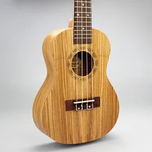 Concert Ukulele 23 Inch Hawaiian Guitar 4 Strings Ukelele Guitarra Handcraft Zebra Wood Musical Instruments Uke