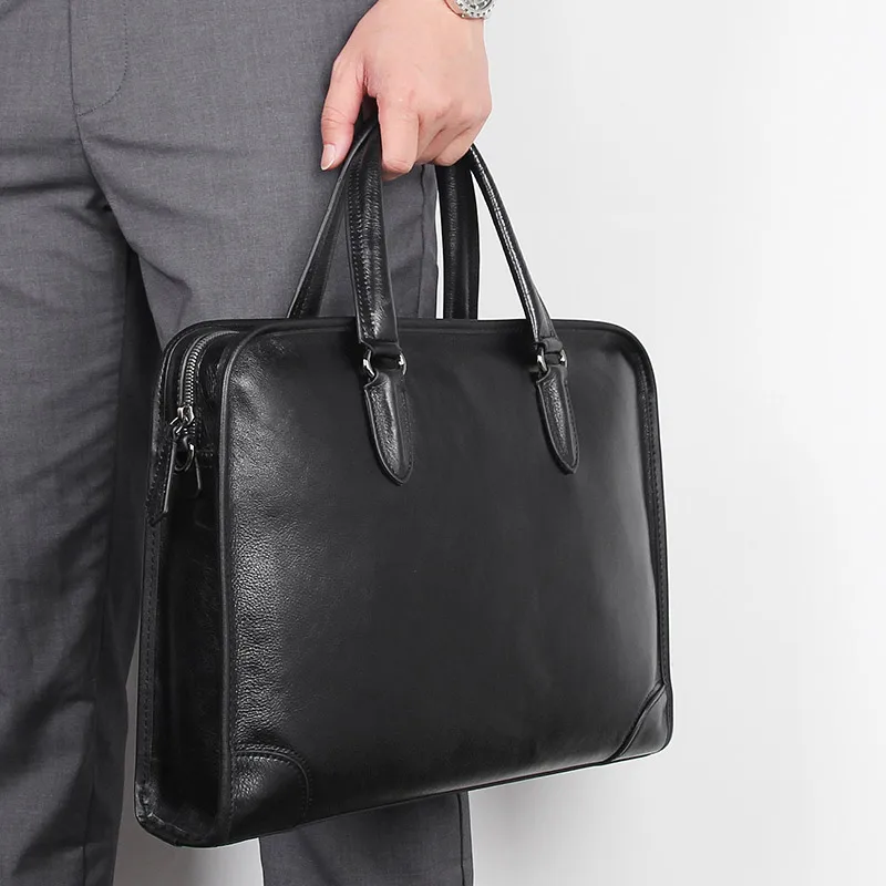 Натуральная кожа Бизнес портфели адвокатская сумка Для мужчин сумка 7402A