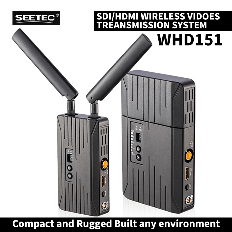 Беспроводной видеопередатчик и приемник WHD151 150 м SDI/HDMI унифицирующий адаптер