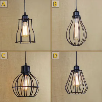 

[Three Bears] Nordic Industrial Vintage Loft Originality Chandelier Retro Pendant Lamp Sitting Room Lamp AC90-265V Free Shipping