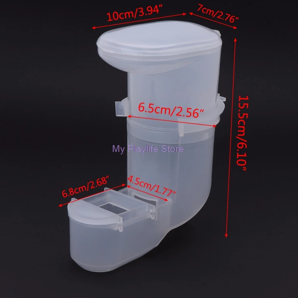 1 шт. птица кормушка для попугаев автоматическая подача воды пищи поилка для животных клип дозатор кормушки клетка товары для птиц C42