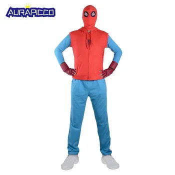 

Spider Man Homecoming Peter Parker Tom Holland Spiderman Cosplay Costume Gift Homemade Suit Marvel Superhero Costume Outfit