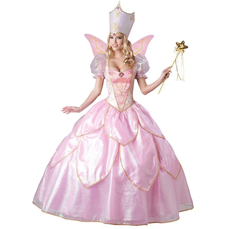 Женское платье для косплея Glinda Wizard of Oz элегантное роскошное Хэллоуина W159339 2019|fairy