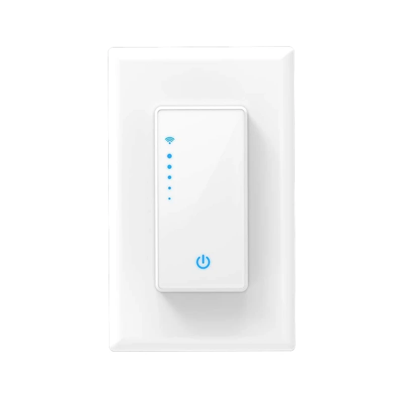 

Smart Dimmer Switch, Light Switch Compatible With Alexa, Google Home Assistant [Voice/Remote/Press Control] [Timer Function] U