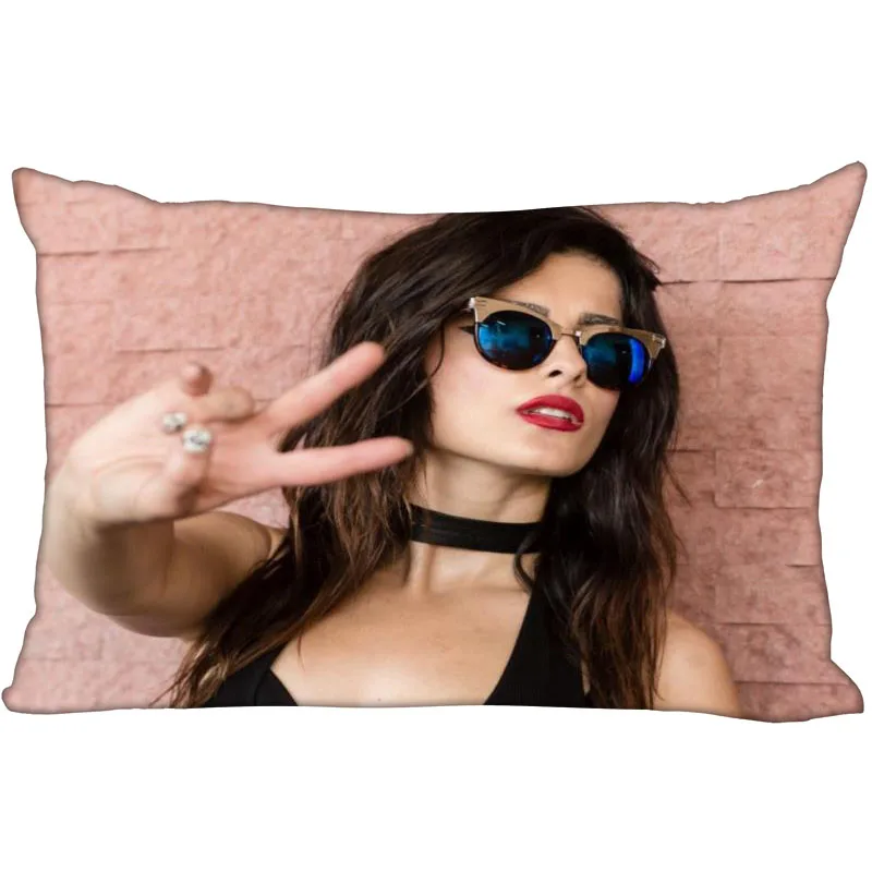 

Custom Bebe Rexha New Arrival Rectangle Anime Pillowcases Zipper Custom Pillow Cover Wedding Decorative Christmas Gift