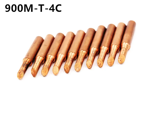 SZBFT 10X 900M-T-4C диамагнитный медный паяльник наконечник бессвинцовый паяльник 933.376.907.913.951, 898D, 852D+ паяльная станция