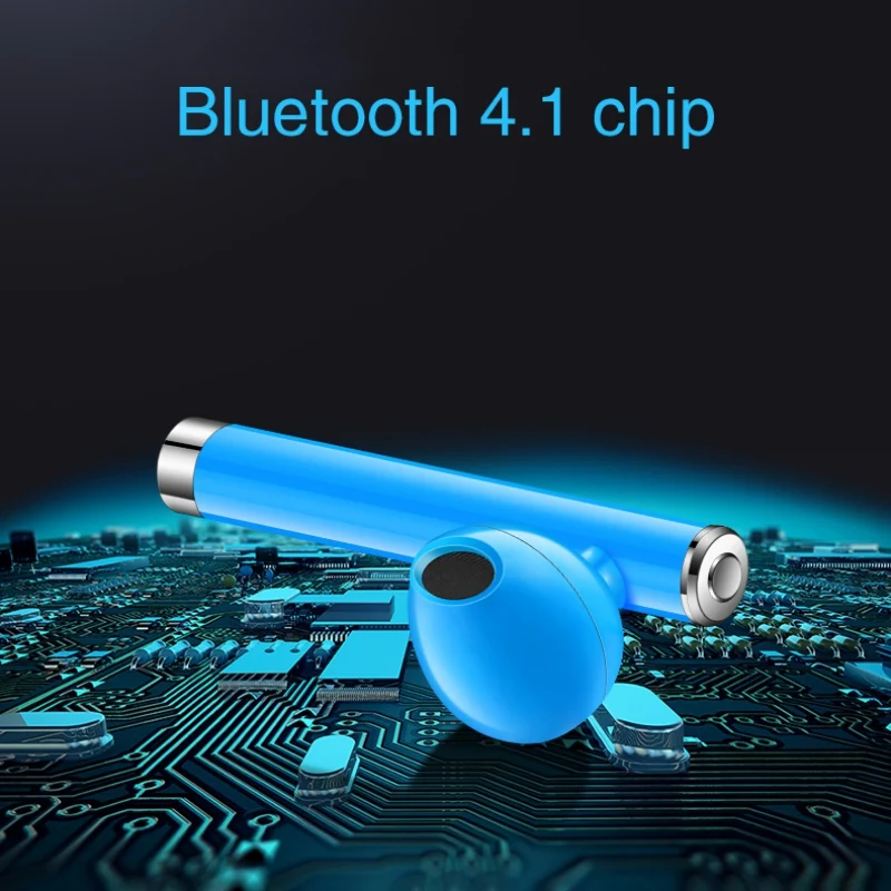 

New K18 Wireless Bluetooth Earphones Earbuds Running Sports i7 I7S I8 Business Long Standby Ear Bluetooth Headset