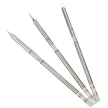

Silver T12 Handle Soldering Iron Tips Replacement Welding Solder Station Accessories For HAKKO