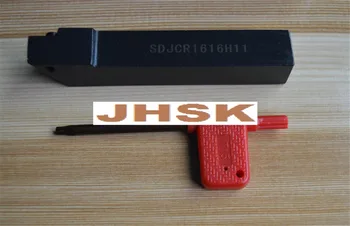 

FREE SHIPPING SDJCR1616H11 16*100mm Lathe External Turning Tool Holder+DCMT 11T308 1PCS Buy more than two more preferential cnc