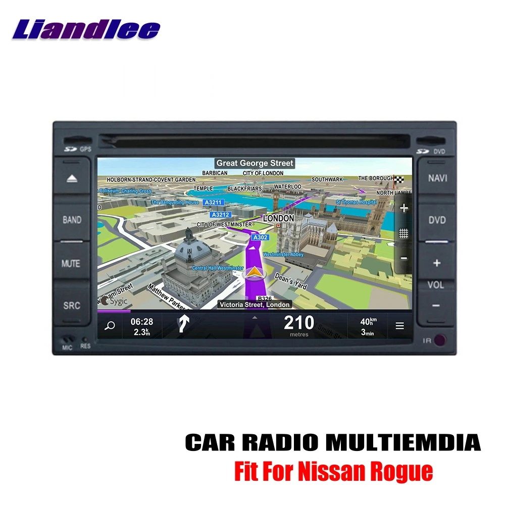 Top Liandlee For Nissan Rogue 2008~2013 Android Car Radio CD DVD Player GPS Navi Navigation Maps Camera OBD TV HD screen Media 3