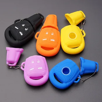 

Silicone car key fob shirt hood case shell cover holder For SAAB 9-3 9-5 93 95 Blank Remote keyless keychain 20pcs/lot wholesale