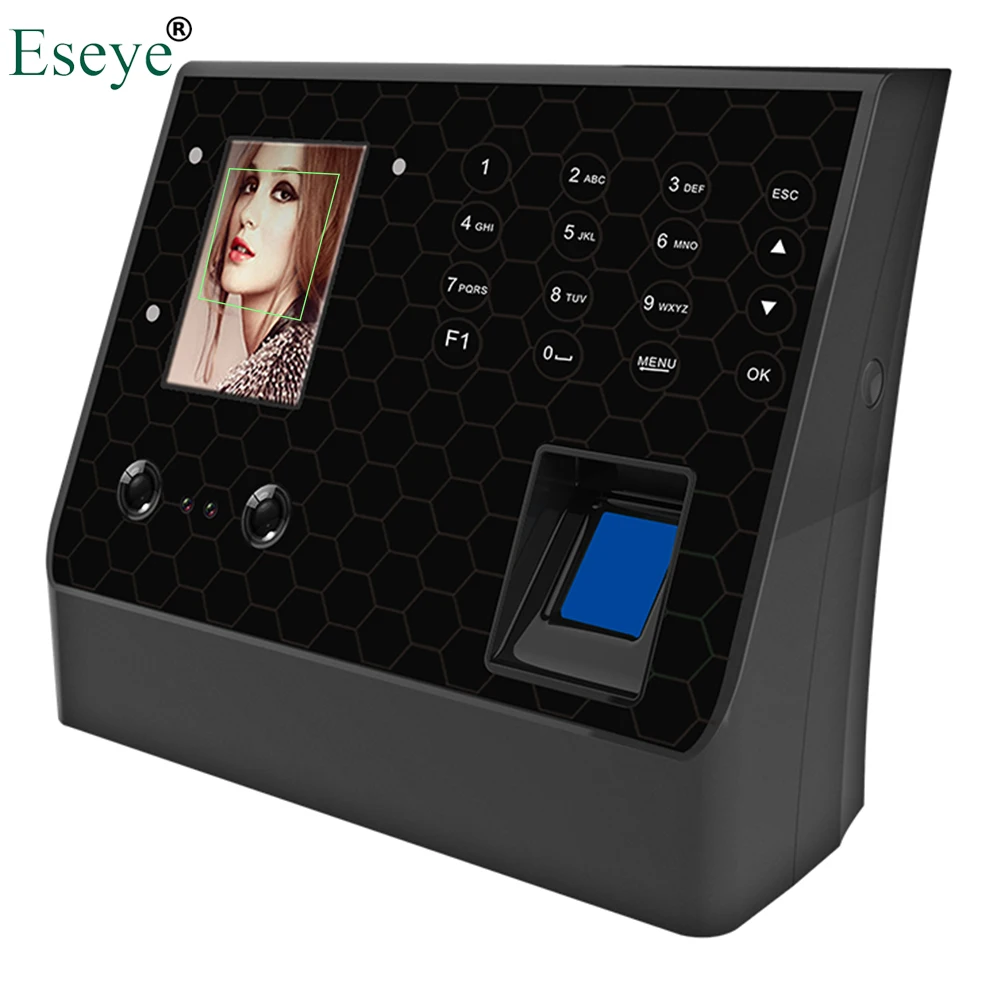 

Eseye Biometric Face & Fingerprint Time Attendance Clock Recorder TCP/IP Employee Recognition Device Electronic Machine Digital