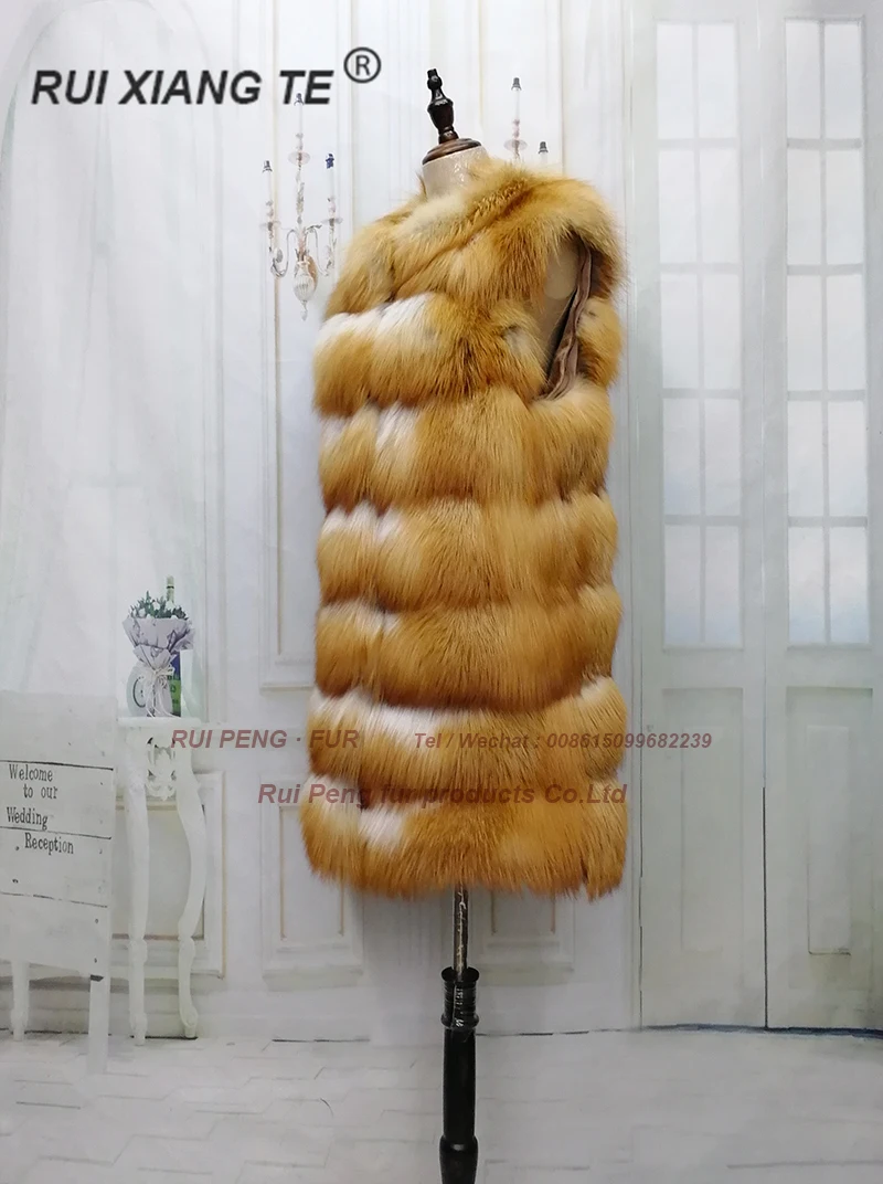 Женское натуральное меховое пальто из натурального меха лисы с длинным рукавом меховое пальто длинное зимнее пальто роскошное пальто из