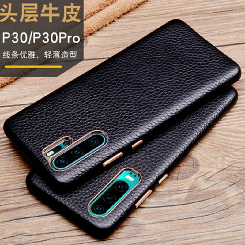 Handmade Luxury Genuine Leather Case for Huawei