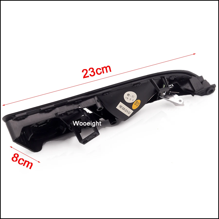 Wooeight Car Replacement Rear Left Side Interior Door Handles Cover For VW Lavida 2008 2009 2010 2011 For VW Passat 2006 2007 2008 (2)