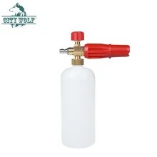 Городской волк Регулируемый пенопластовый пистолет снег пенопласт с 1/" быстрый разъем пена бластер для пистолет для мойки под давлением двойной 11