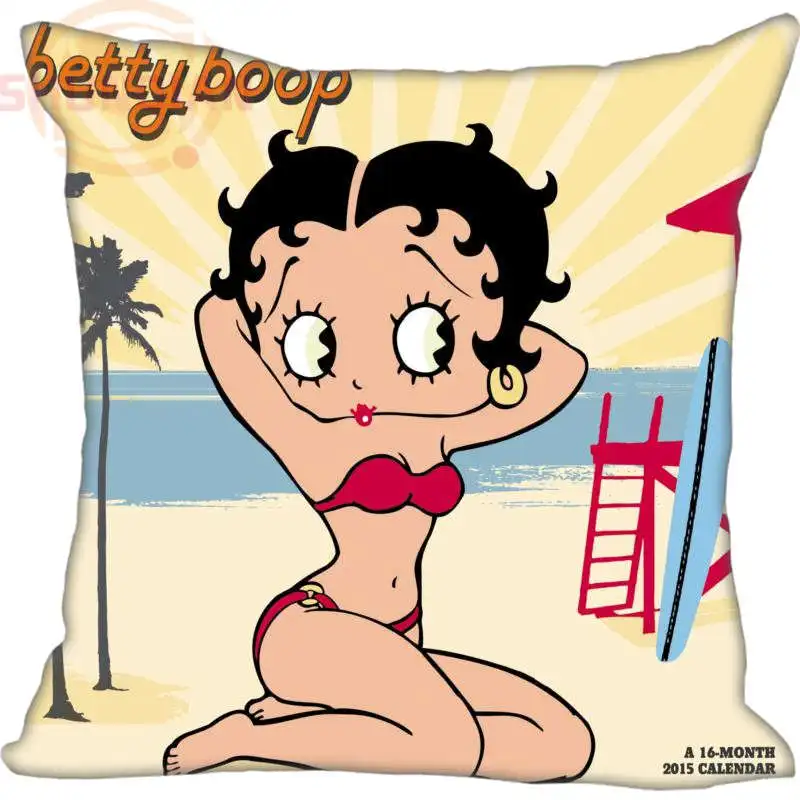 Новинка Betty Boop декоративная Свадебные наволочки индивидуальный подарок для наволочки 35X35 см, 40X40 см(с одной стороны - Цвет: 3