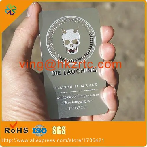 stainless steel 304 metal cards 5
