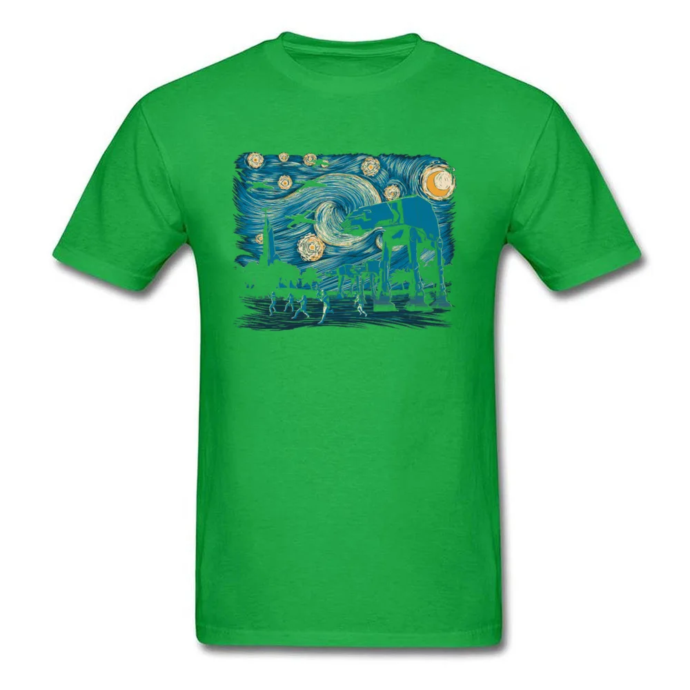 Crew Neck Starry Wars 2 Cotton Man T Shirt Funny Short Sleeve Tees On Sale Design Sweatshirts Free Shipping Starry Wars 2 green