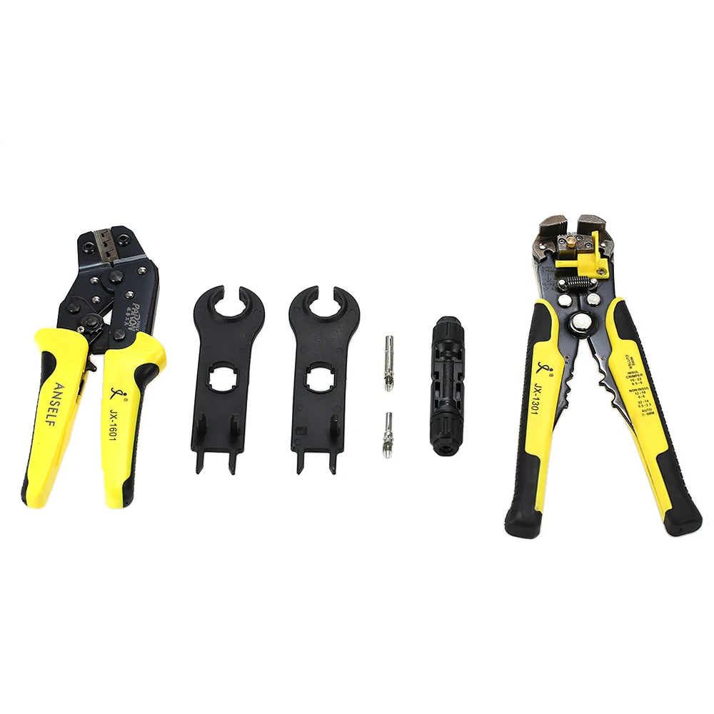 

MC4 Solar Panel multi tool Crimping Tools 2.5-6mm2 14-10AWG Wire Crimper Wire Connector Terminals +Wire Stripper Crimping Pliers