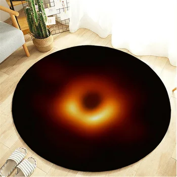 

Black Hole First Carpet Round/Square Home Room Floor Rug HG99